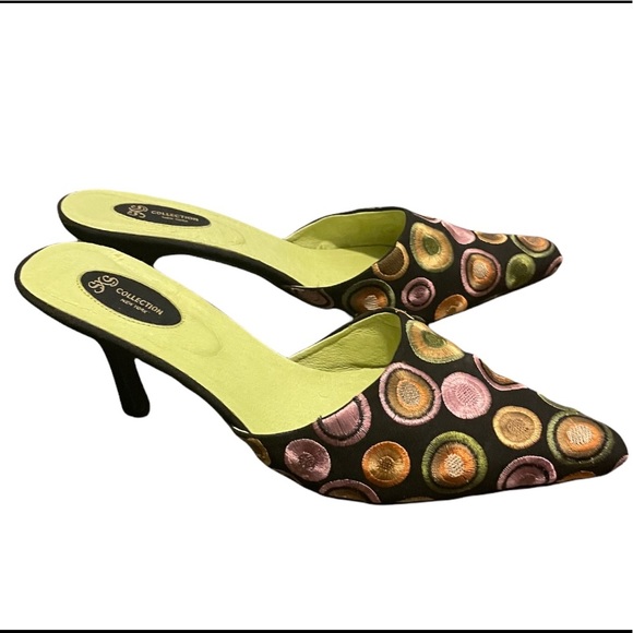 SXS Collection Shoes - SXS Vintage Pointy Toe Mules